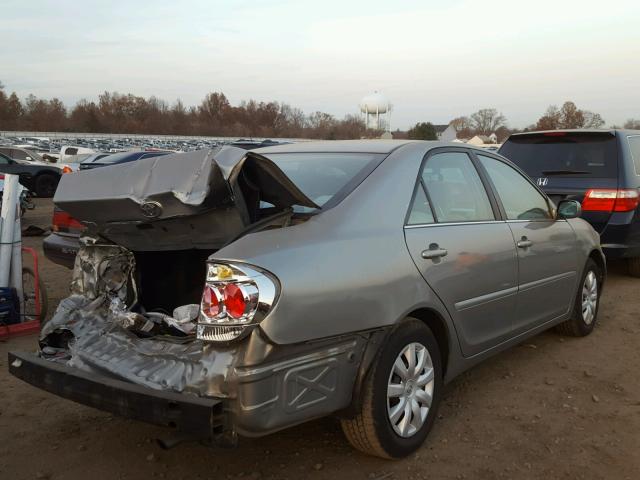 4T1BE32K76U704185 - 2006 TOYOTA CAMRY LE SILVER photo 4