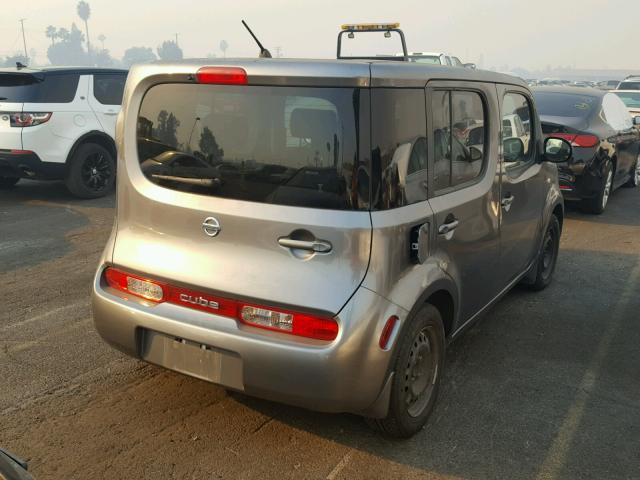 JN8AZ28R29T126613 - 2009 NISSAN CUBE BASE GRAY photo 4