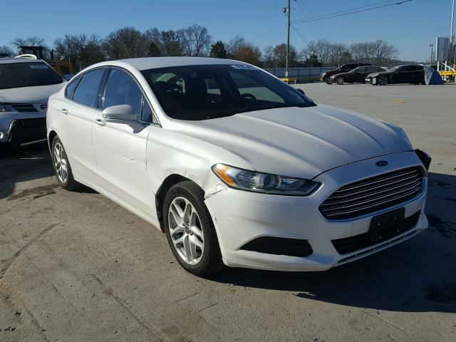 3FA6P0HR8DR298124 - 2013 FORD FUSION SE WHITE photo 1