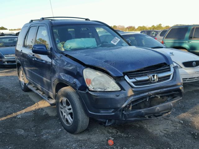 SHSRD788X4U201449 - 2004 HONDA CR-V EX ლურჯი ფოტო 1