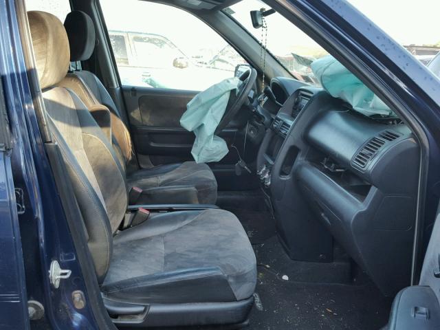 SHSRD788X4U201449 - 2004 HONDA CR-V EX ლურჯი ფოტო 5