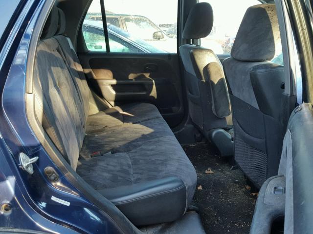 SHSRD788X4U201449 - 2004 HONDA CR-V EX ლურჯი ფოტო 6