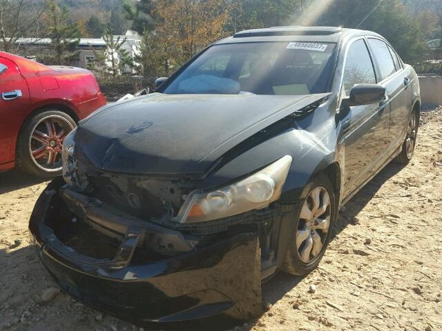 1HGCP26709A049295 - 2009 HONDA ACCORD EX BLACK photo 2