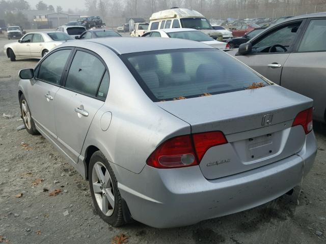 1HGFA16887L030299 - 2007 HONDA CIVIC EX SILVER photo 3