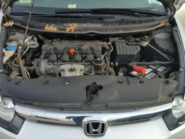 1HGFA16887L030299 - 2007 HONDA CIVIC EX SILVER photo 7