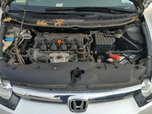 1HGFA16887L030299 - 2007 HONDA CIVIC EX SILVER photo 7