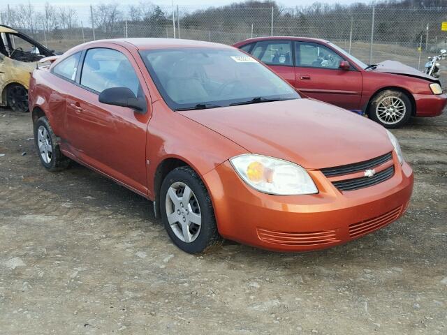 1G1AK15F677202482 - 2007 CHEVROLET COBALT LS ORANGE photo 1