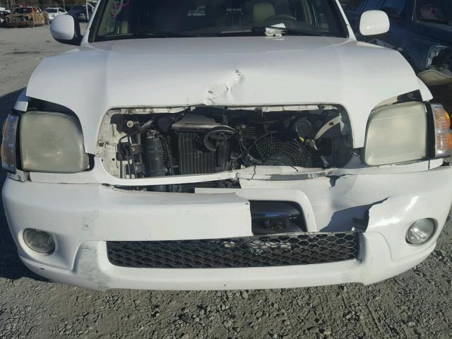 5TDZT38A84S209681 - 2004 TOYOTA SEQUOIA LI WHITE photo 9