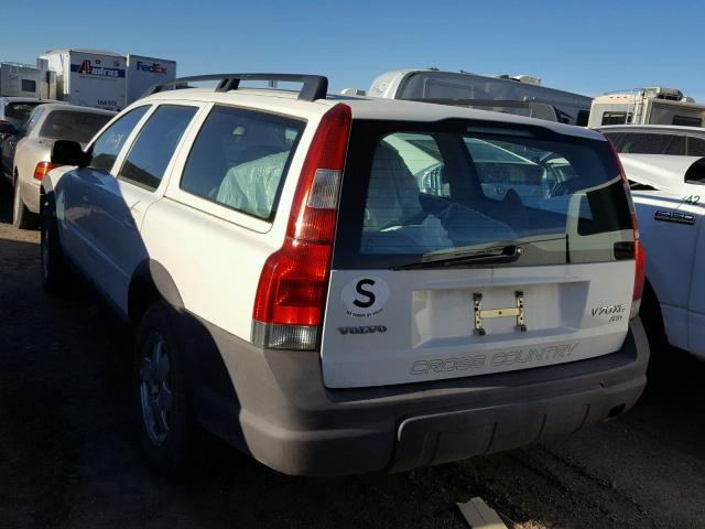 YV1SZ58D521076856 - 2002 VOLVO V70 XC WHITE photo 3