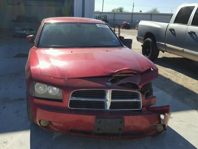 2B3KA53HX6H306598 - 2006 DODGE CHARGER R/ RED photo 9