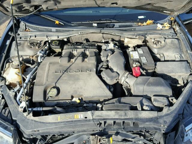 3LNHM26T48R620510 - 2008 LINCOLN MKZ BLACK photo 7