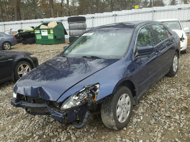 1HGCM56414A161273 - 2004 HONDA ACCORD LX BLUE photo 2