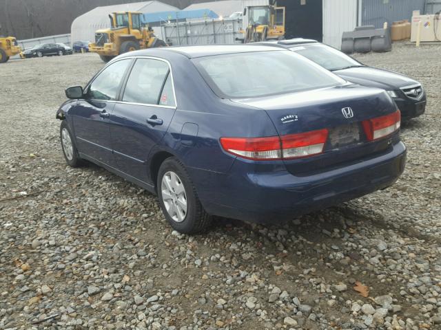 1HGCM56414A161273 - 2004 HONDA ACCORD LX BLUE photo 3