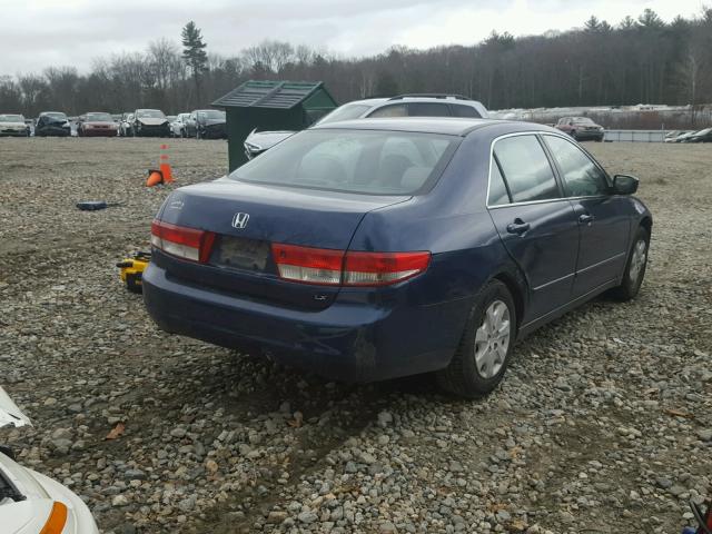 1HGCM56414A161273 - 2004 HONDA ACCORD LX BLUE photo 4