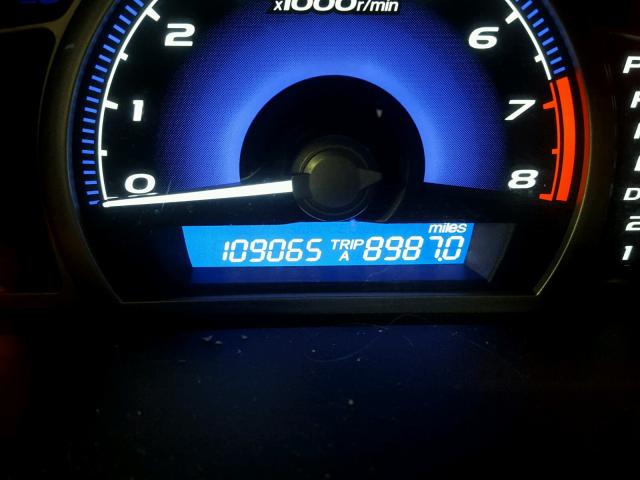 19XFA168X9E005334 - 2009 HONDA CIVIC EX MAROON photo 8