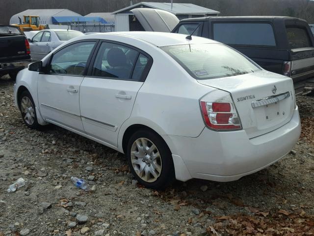 3N1AB6AP4AL626977 - 2010 NISSAN SENTRA 2.0 WHITE photo 3