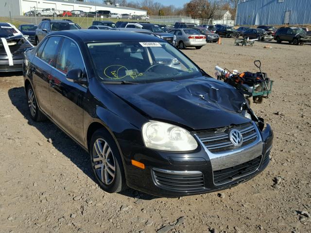 3VWSF71K45M618553 - 2005 VOLKSWAGEN NEW JETTA BLACK photo 1