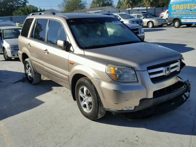 5FNYF28576B042768 - 2006 HONDA PILOT EX TAN photo 1