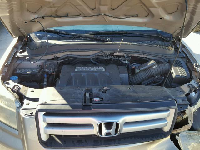 5FNYF28576B042768 - 2006 HONDA PILOT EX TAN photo 7