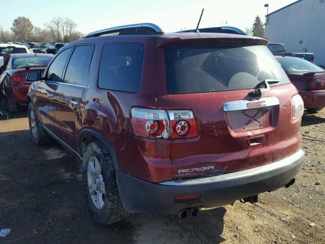 1GKER23788J174666 - 2008 GMC ACADIA SLT BURGUNDY photo 3