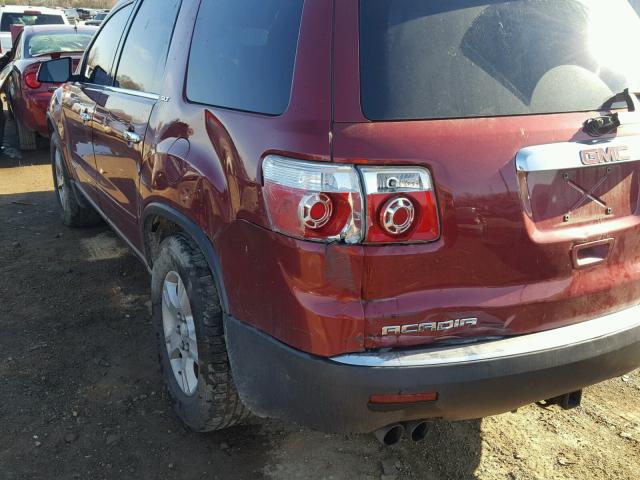 1GKER23788J174666 - 2008 GMC ACADIA SLT Bordo foto 9
