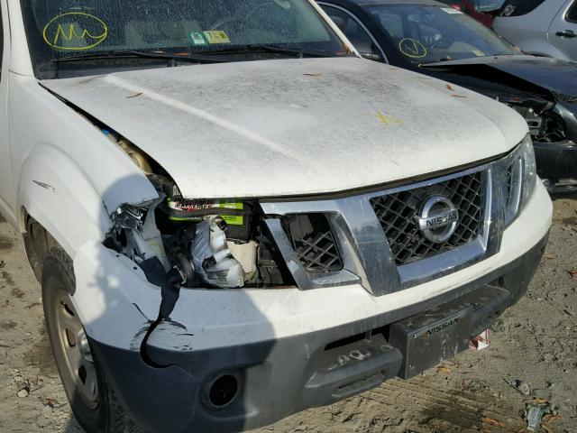 1N6BD0CTXAC436130 - 2010 NISSAN FRONTIER K WHITE photo 9