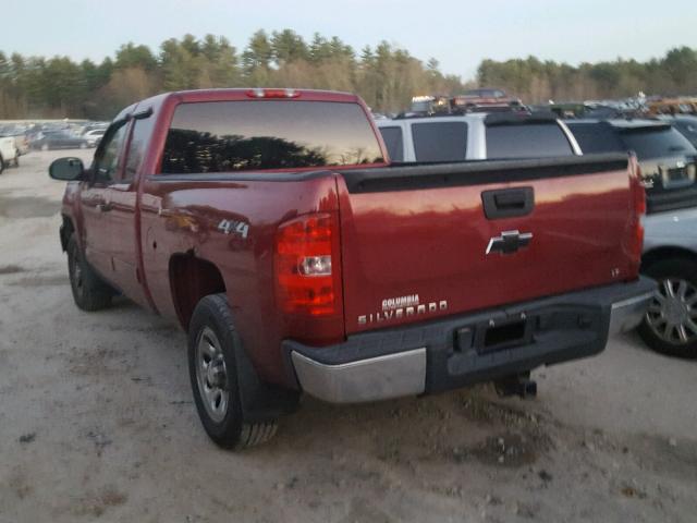 2GCEK19C071614323 - 2007 CHEVROLET SILVERADO BURGUNDY photo 3