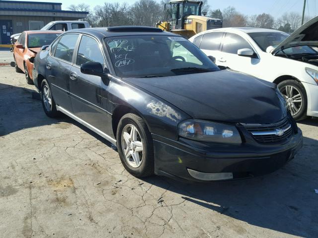 2G1WF52E759329783 - 2005 CHEVROLET IMPALA BLACK photo 1