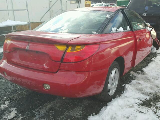 1G8ZY12722Z279055 - 2002 SATURN SC2 RED photo 4