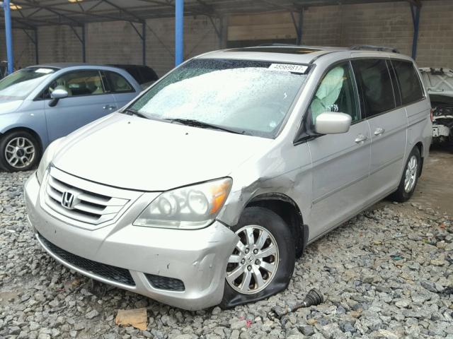 5FNRL38708B069253 - 2008 HONDA ODYSSEY EX SILVER photo 2