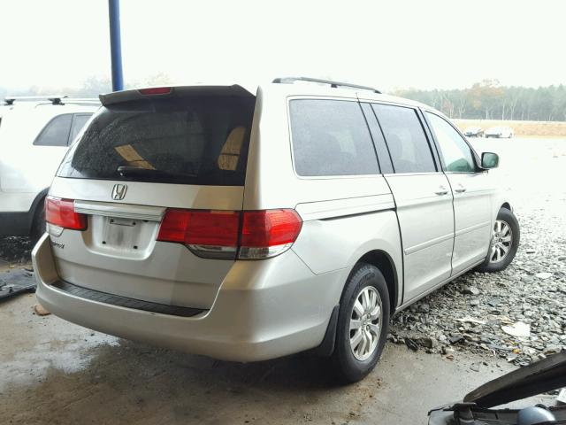 5FNRL38708B069253 - 2008 HONDA ODYSSEY EX SILVER photo 4