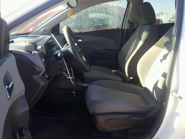 1G1JA5SH9C4140393 - 2012 CHEVROLET SONIC LS 白色 照片 5