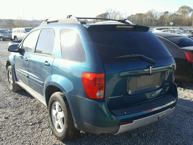 2CKDL73F466138392 - 2006 PONTIAC TORRENT BLUE photo 3