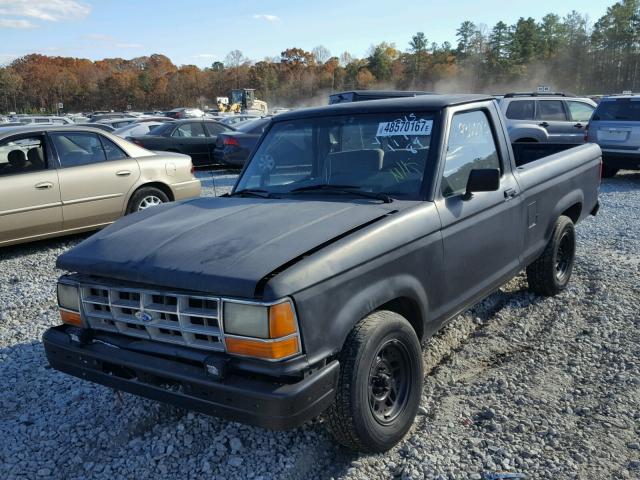 1FTCR10A7KUC12715 - 1989 FORD RANGER BLACK photo 2