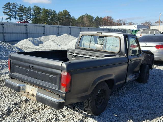 1FTCR10A7KUC12715 - 1989 FORD RANGER BLACK photo 4