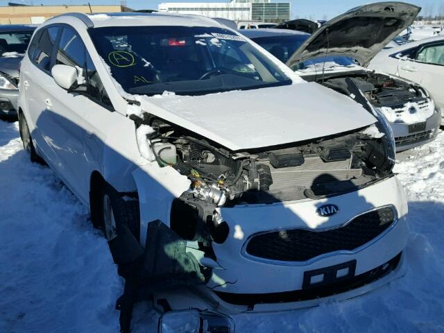 KNAHT8A34E7010849 - 2014 KIA RONDO WHITE photo 1