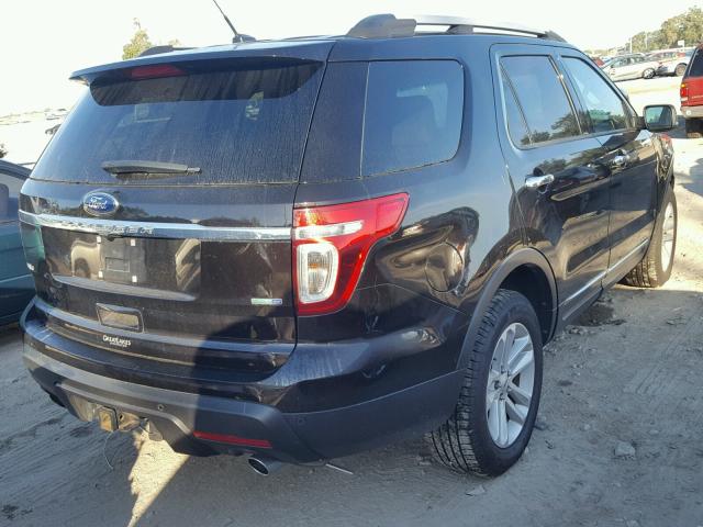 1FM5K8D8XDGB57574 - 2013 FORD EXPLORER X BLACK photo 4