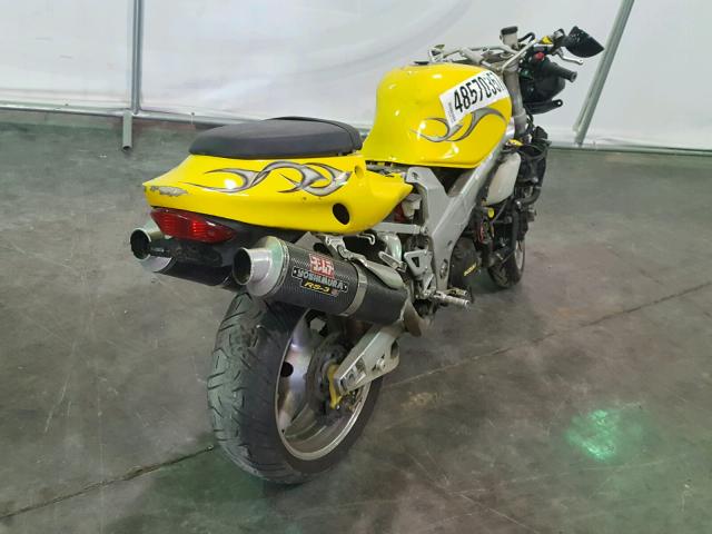 JS1VT52A6X2101164 - 1999 SUZUKI TL1000 R YELLOW photo 4