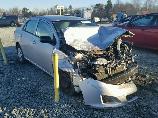 2T1BU4EE9AC365230 - 2010 TOYOTA COROLLA BA SILVER photo 1