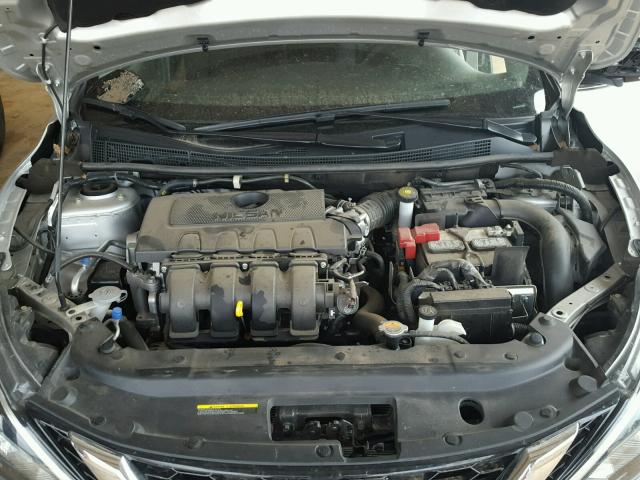 3N1AB7APXGY243935 - 2016 NISSAN SENTRA S SILVER photo 7