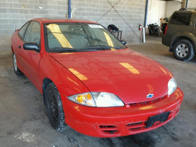 1G1JS124527118522 - 2002 CHEVROLET CAVALIER L RED photo 1