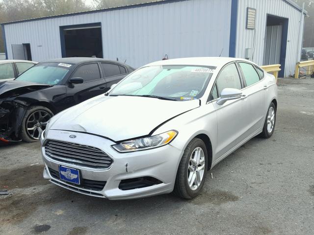 3FA6P0HR8DR345233 - 2013 FORD FUSION SE SILVER photo 2