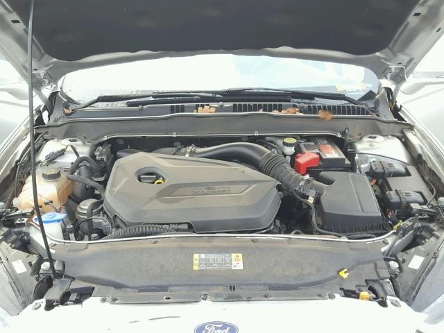 3FA6P0HR8DR345233 - 2013 FORD FUSION SE SILVER photo 7