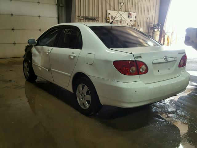 2T1BR32E96C612480 - 2006 TOYOTA COROLLA CE WHITE photo 3