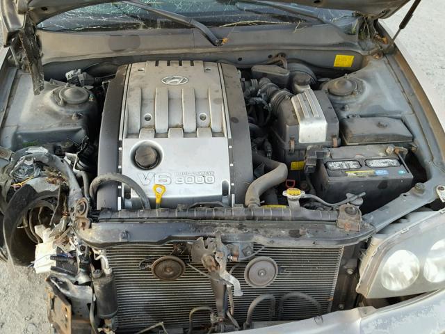 KMHFU45D91A140847 - 2001 HYUNDAI XG 300 GRAY photo 7