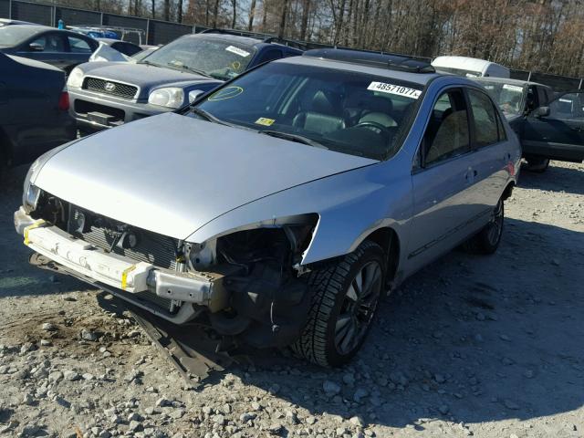 1HGCM56804A107353 - 2004 HONDA ACCORD EX SILVER photo 2