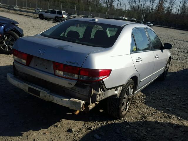 1HGCM56804A107353 - 2004 HONDA ACCORD EX SILVER photo 4