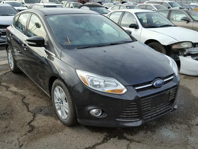 1FAHP3M24CL289582 - 2012 FORD FOCUS SEL BLACK photo 1