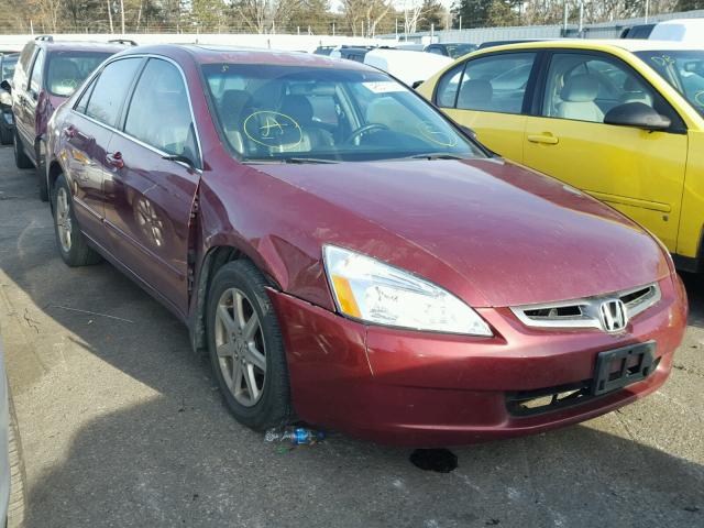 1HGCM66544A041644 - 2004 HONDA ACCORD EX BURGUNDY photo 1