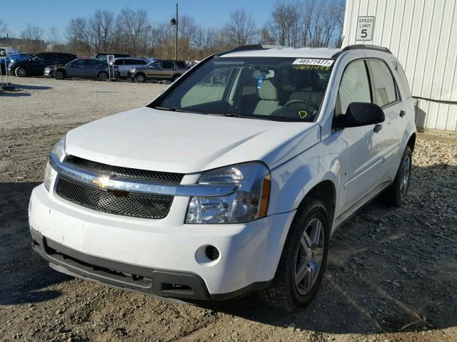 2CNDL23F286334744 - 2008 CHEVROLET EQUINOX LS WHITE photo 2